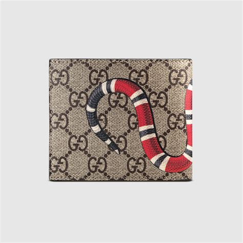 Gucci men's wallet snake